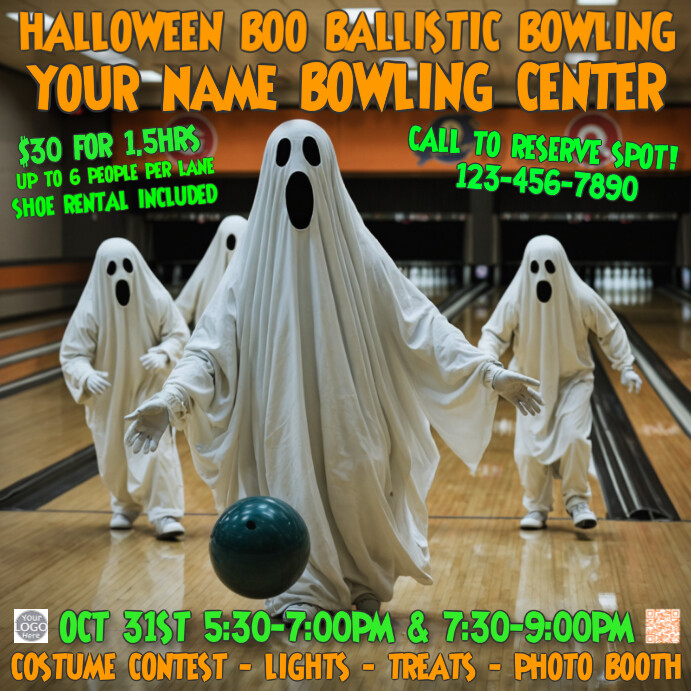 Fall Bowling Copy of HALLOWEEN FALL BOWLING INSTAGRAM POST PARTY | PosterMyWall