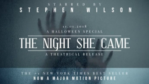 Halloween Film Screening Event Invite Video Template Ekran reklamowy (16:9)