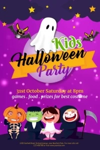 halloween flyer, halloween, happy halloween Poster template