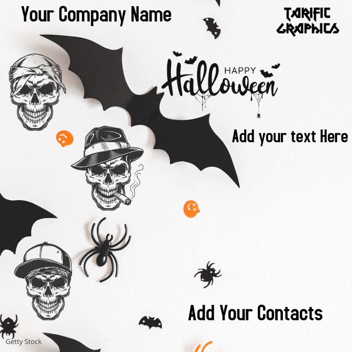 Halloween Flyer Album Cover template