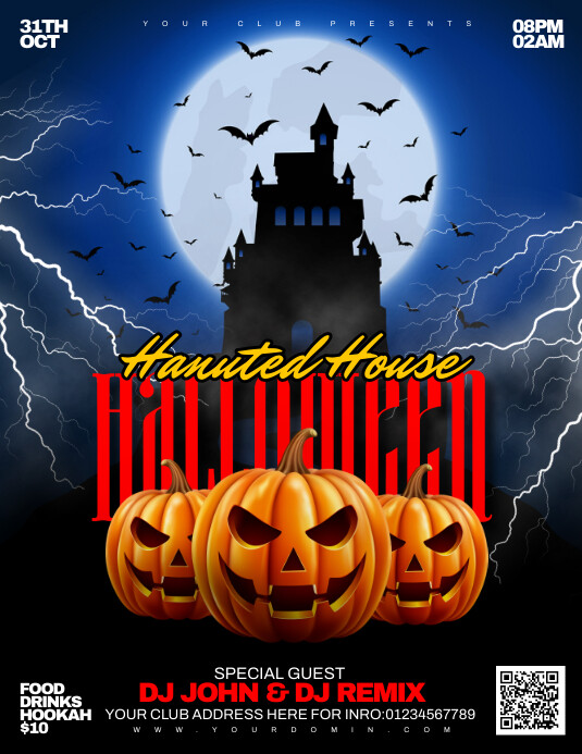 Copia De Halloween Flyer PosterMyWall Copia de halloween flyer postermywall
