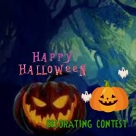Halloween flyer Logo template