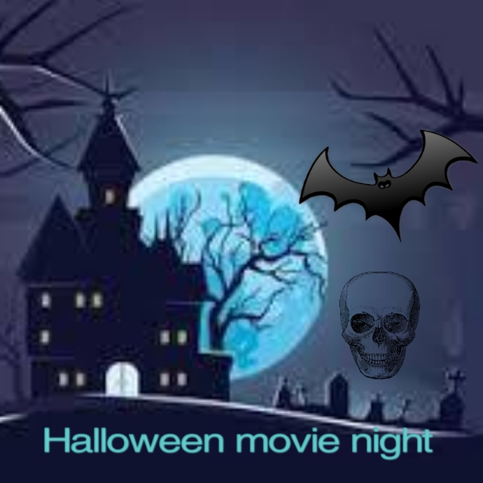 Halloween flyer Logótipo template
