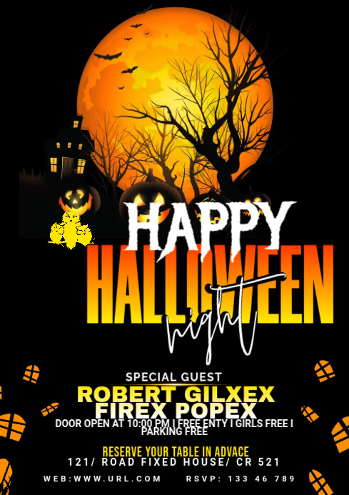 Halloween Flyer Template A4