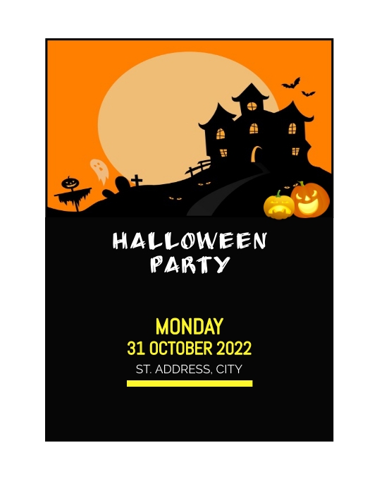 Copy of HALLOWEEN FLYER TEMPLATES | PosterMyWall