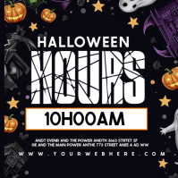 Halloween Flyers, Halloween Poster, Halloween template