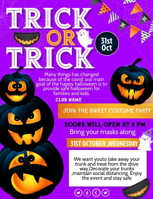 Halloween Flyer Kinder Halloween Vorlage Postermywall