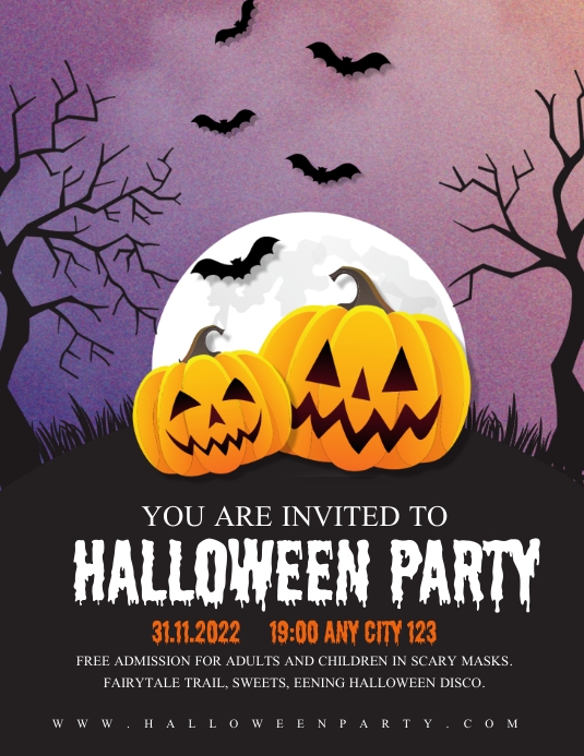 Halloween Flyers Template PosterMyWall