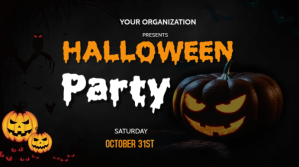 Halloween flyerS Ekran reklamowy (16:9) template