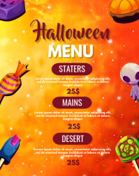 Halloween flyers Poster/Wallboard template
