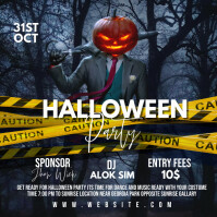 Halloween flyers Iphosti le-Instagram template