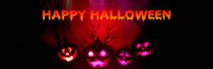 Halloween greetings video template Header Email