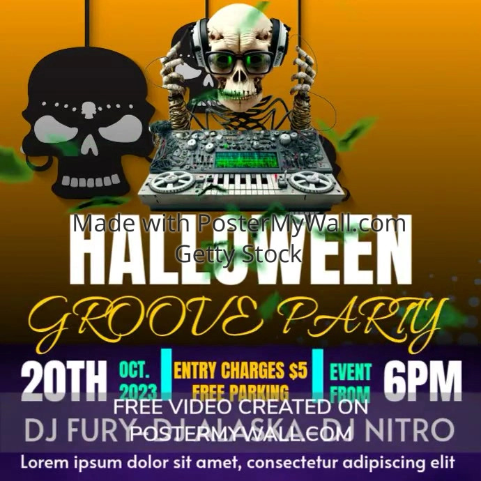 Copy of Halloween Groove Party | PosterMyWall