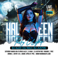 Putih Halloween Party Post Instagram Template
