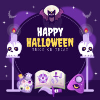 Halloween Instagram Post template