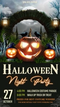 halloween instagram story template