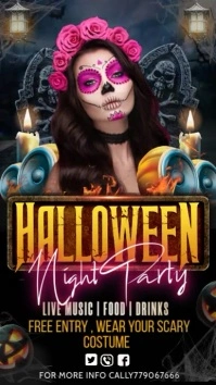 Halloween Instagram story template