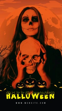 Halloween Instagram Story template