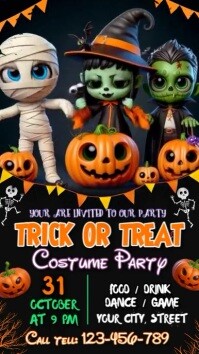 Halloween Instagram Story template