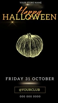 halloween instagram story design template