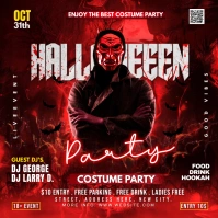 Halloween Invitation Templates Square (1:1)