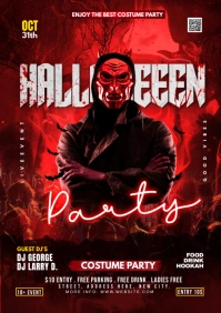 Halloween Invitation Templates A3