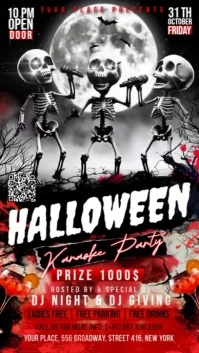 Halloween Karaoke Instagram Story template