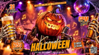 Halloween Karaoke Night Digital Display Template