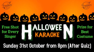 Halloween Karaoke party Digital Display (16:9) template