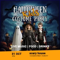HALLOWEEN kids costume party template Instagram na Post