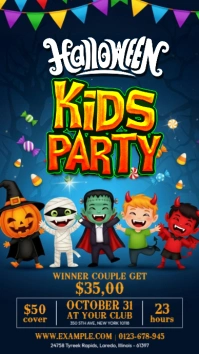 halloween kids festival Instagram-Story template