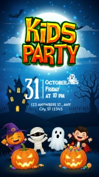 halloween kids festival Instagram-Story template