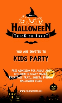 Halloween Kids Party Us Legal template