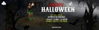 Halloween LinkedIn Background Image template