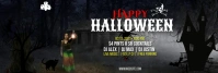 Halloween LinkedIn Banner template