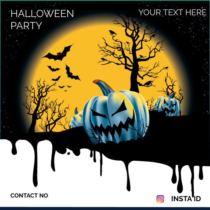 HALLOWEEN LOGO Instagram Post template