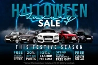 Halloween Luxury Sale Poster template