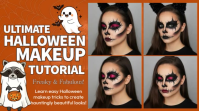 Halloween Makeup Tutorial Miniatura na YouTube template