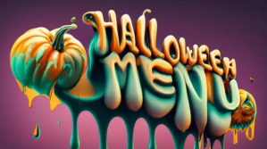 Halloween Menu Pantalla Digital (16:9) template