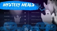 Halloween Menu Digital Display Video template