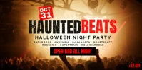 Halloween Music Party Eventbrite Banner template