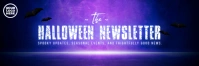Halloween Newsletter Email Header Template for Seasonal Updates and Spooky Events