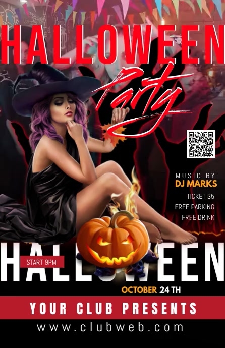 halloween night (1) Tabloid template