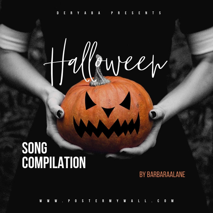 Halloween Song Compilation Cd Mixtape Cover Template Postermywall Halloween Song Compilation Cd Mixtape Cover Template Postermywall