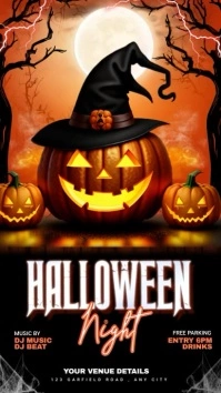 halloween night Instagram Story template
