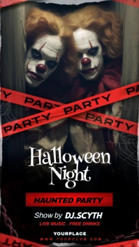 halloween night Instagram Story template