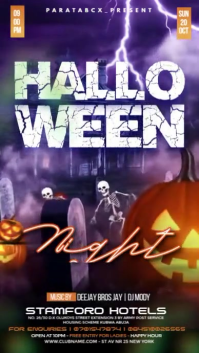 halloween night Instagram Story template
