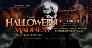 Halloween Night Facebook Shared Image Obraz udostępniany na Facebooku template
