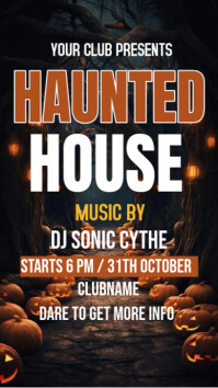 Halloween Night Instagram Story template