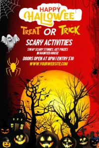 Halloween Trick or Treat Tumblr Graphic Tumblr-Grafik template